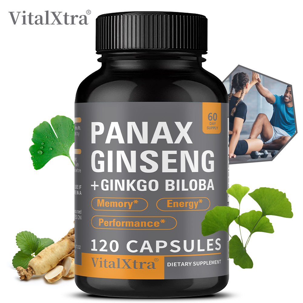 Ginkgo Biloba Extract - Panax Ginseng + Ginkgo Biloba, 120