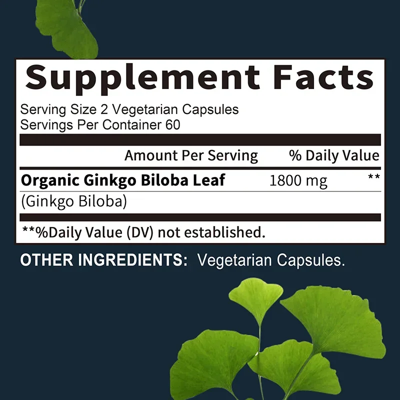 Ginkgo Biloba-Améliore la Conc - Ginkgo Biloba Extract avis et prix