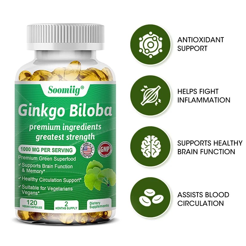 Soomiig Ginkgo Biloba Compléme - Ginkgo Biloba Extract avis et prix