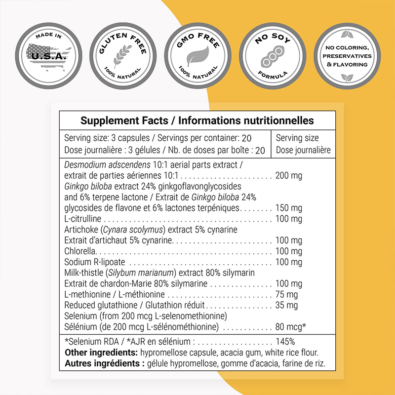 Soutien hépatique, extrait de  - Ginkgo Biloba Extract avis et prix