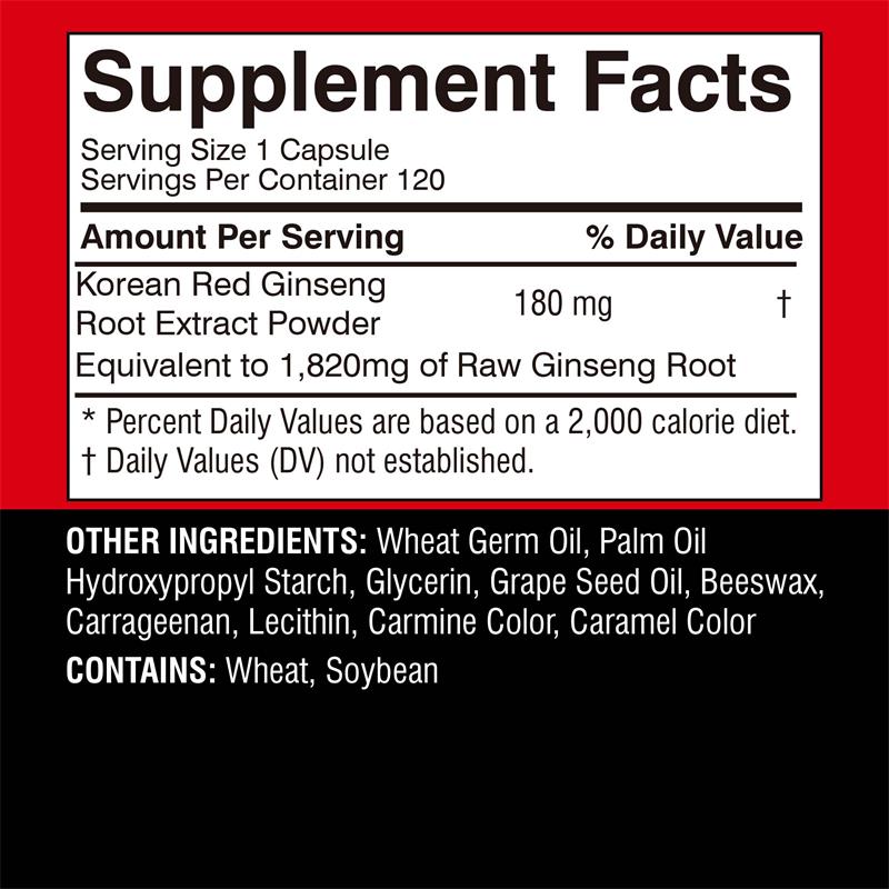 Supplément de ginseng rouge co - Valerian Root Capsule avis et prix
