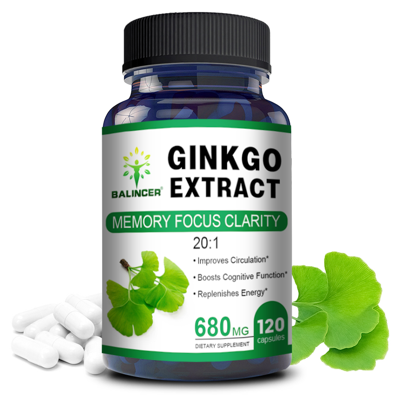 Capsules d'extrait de Ginkgo B - Ginkgo Biloba Extract avis et prix
