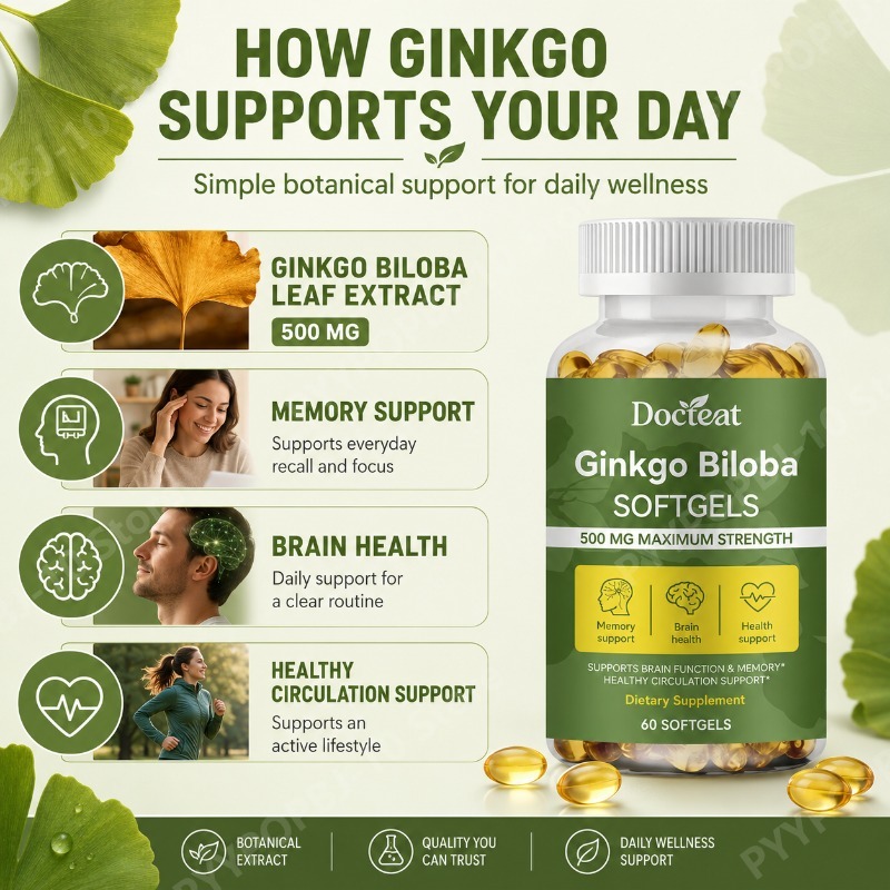 Extrait de Ginkgo Biloba 500 m - Ginkgo Biloba Extract avis et prix