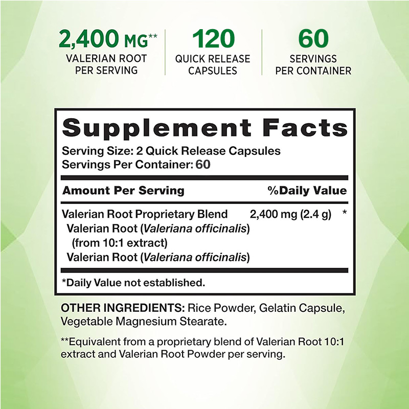 Capsules de racine ValWin-Aide - Valerian Root Capsule avis et prix