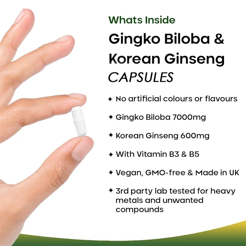Ginkgo Biloba et Ginseng Corée - Ginkgo Biloba Extract avis et prix