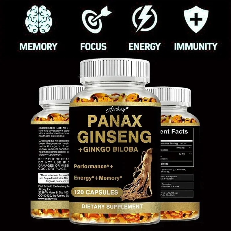 Capsules complexes Panax Ginse - Ginkgo Biloba Extract avis et prix